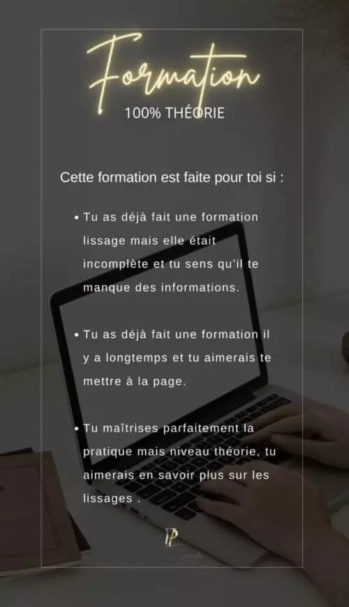 FORMATION - Lissages et Soins  - 100% Théorie en distanciel – Image 3