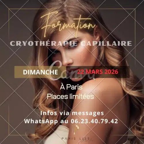 Acompte Formation Cryotherapie capillaire - Dimanche 22 MARS 2026