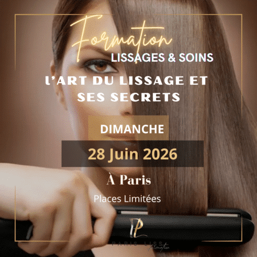 Acompte - FORMATION lissages et soins Présentiel / Dimanche 28 Juin 2026 à Paris